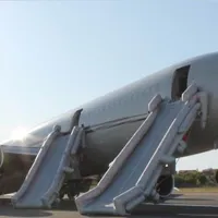 De ce s-a dus pe „burtă” un avion cu militari SUA la aterizarea pe Băneasa. Folosit și la deportăriFoto Autoritatea de Investigații și Analiză pentru Siguranța Aviației Civile