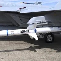 Armura victoriei: racheta anti-radar AGM-88D HARM se activează la cel mai mic impus radar/FOTO: Twitter/ТРУХА