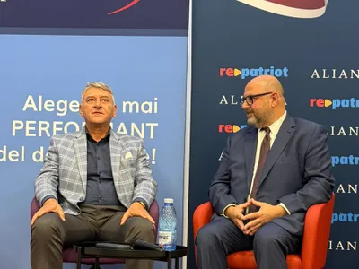 Generalul în rezervă Cătălin Mihalache, fost atașat al apărării la Washington și Len Khodorkovsky, fost oficial al Departamentului de Stat american Foto: Repatriot