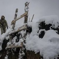Cum se întoarce un soldat ucrainean de pe frontul înghețat - Foto: Profimedia Images