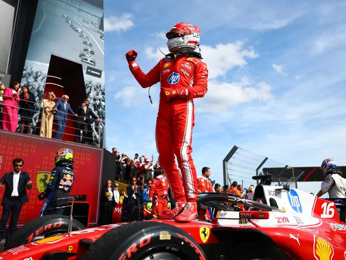 Victorie uriașă pentru Charles Leclerc la Silverstone. Ferrari a ratat la limită dubla în fața Mercedes