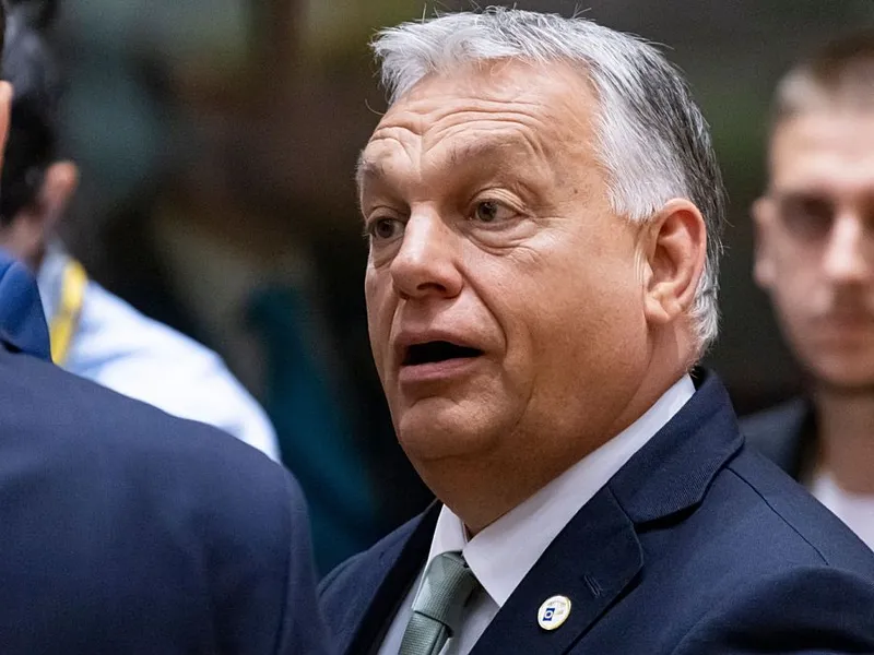 Viktor Orban, la masa rotundă din cadrul Summitului Consiliului European - Foto: Profimedia Images