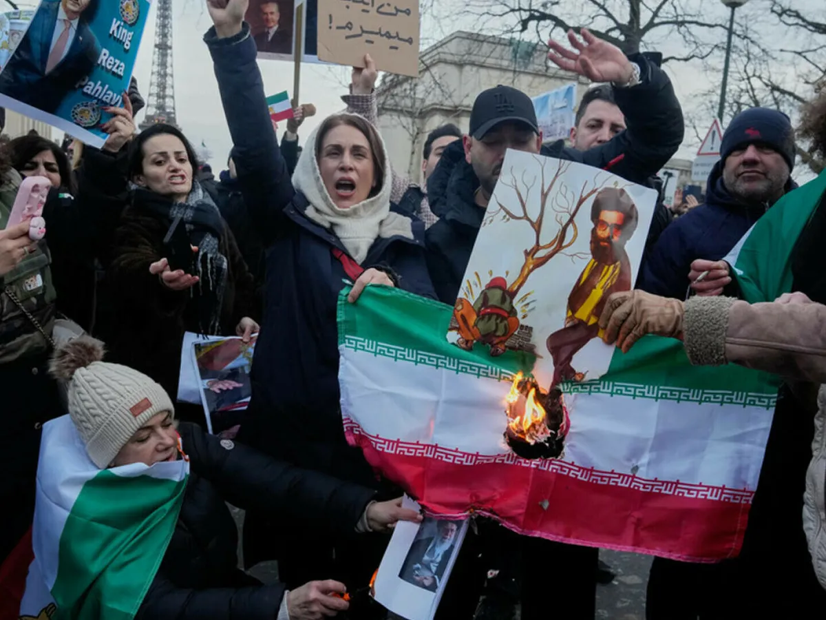 Proteset Iran Foto: AP