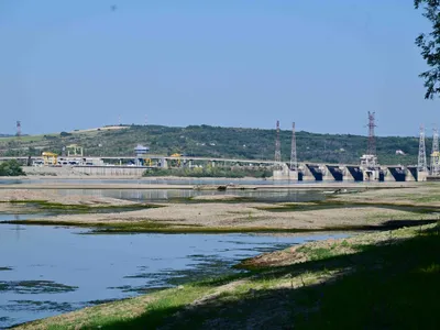 Dunărea la Porţile de Fier 2. Seceta este evidentă - Foto: INQUAM PHOTOS/Justinel Stavaru