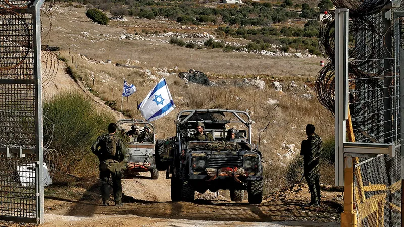 DEMONSTRAȚIE DE FORȚĂ Forțele israeliene pe Înălțimile Golan la 10 decembrie 2024. Președintele SUA, Donald Trump, a susținut pretențiile Israelului cu privire la teritoriul disputat