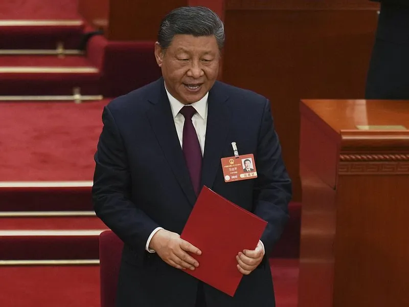 Xi Jinping, după ceremonia de închidere a Congresului Național al Poporului - Foto: Profimedia Images