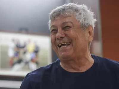 Mircea Lucescu, în conferinţă de presă - Foto: INQUAM PHOTOS/George Călin
