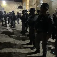 Tensiuni în creștere la Ierusalim, sute de răniți/FOTO: Israeli Police