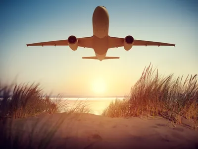 Ilustrație a unui avion în zbor - Foto: Magnific.com (Imagine cu rol ilustrativ)