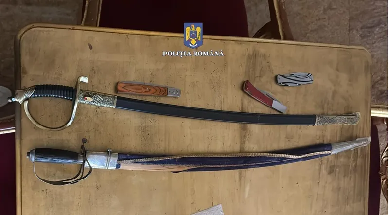 Săbii - Foto: Poliția Română
