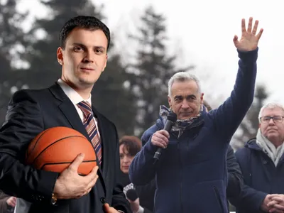 Sebastian Ghiță și Călin Georgescu - Foto: INQUAM PHOTOS / Forbes