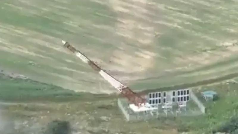 VIDEO Ucraina a atacat pe teritoriul Rusiei. Un turn de observație din Belgorod, distrus de o dronă/FOTO: Twitter/Militarylandnet