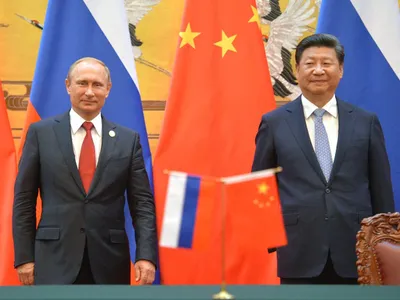Vladimir Putin și Xi Jinping - Foto: Profimedia Images