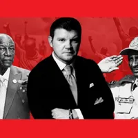Antonio Pisaroglu (centru) a lucrat pentru generalul sudanez Mohamed Hamdan Dagalo (dreapta) și pentru  Alpha Condé, președintele din Guineea Foto: colaj NWR