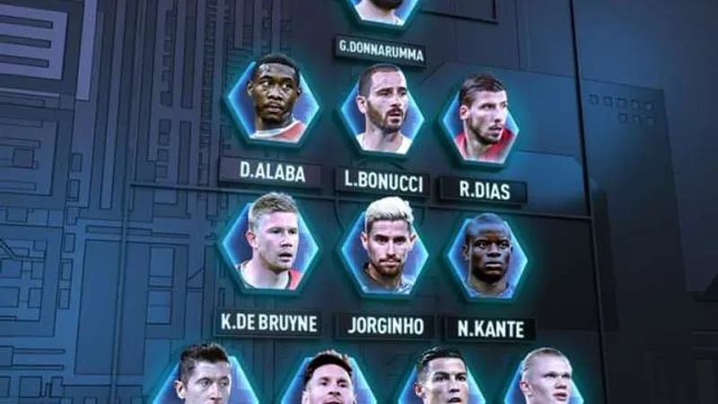 „Echipa de aur” FIFA FIFPro. / Foto: FIFPRO, Facebook