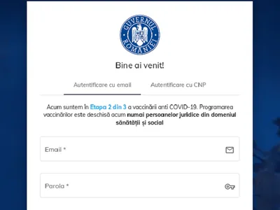 Platforma online pentru programarea în etapa a II-a a campaniei de vaccinare/FOTO: News.ro