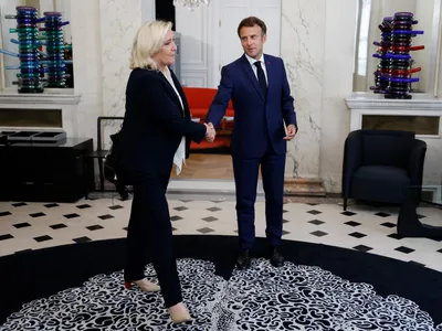 Macron, „spulberat” la europarlamentare. Extrema dreaptă, de 2 ori mai multe voturi ca partidul său - Foto: Profimedia Images
