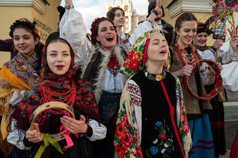 Colindători ucraineni de Crăciun și Anul Nou - Foto: Profimedia Images