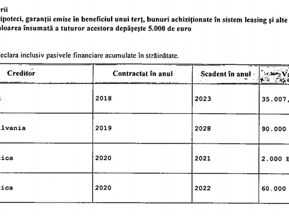 Sursa: Declarația de avere a lui Adrian Streinu-Cercel. Sursa: ANI
