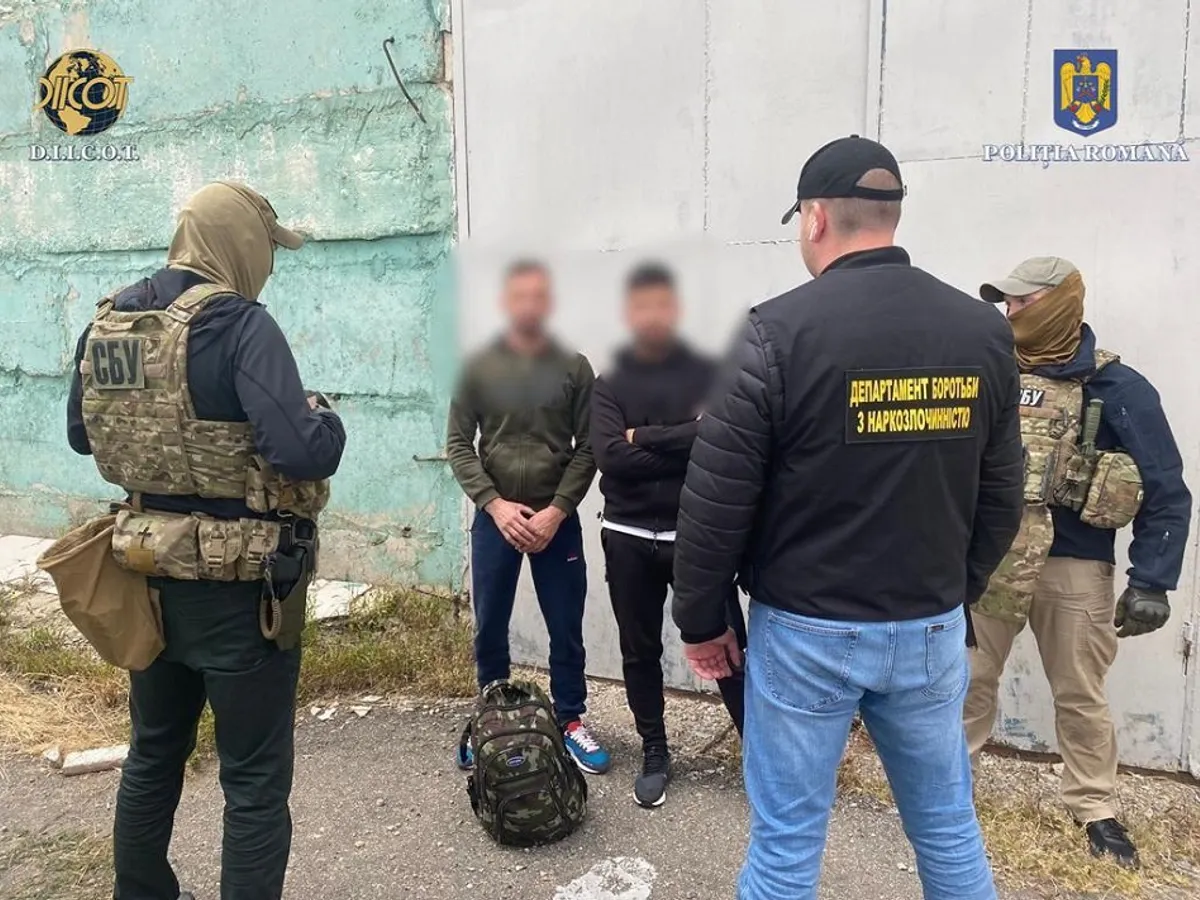 Traficanți de droguri prinși de Poliție și DIICOT Foto: Poliția Română/ DIICOT