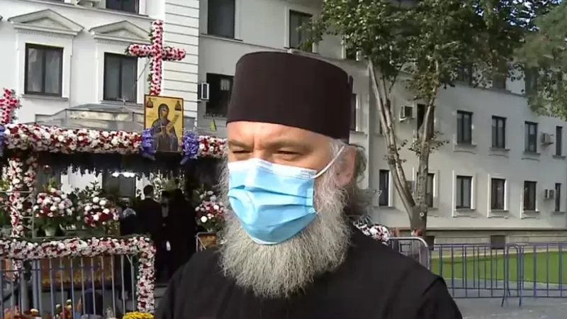 Părintele Constantin Sturzu, purtătorul Arhiepiscopiei Iașilor/ CAPTURĂ VIDEO: Digi 24