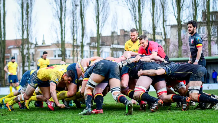 Partida dintre România și Belgia din Rugby Europe Championship nu va mai avea loc din cauza aturităților belgiene Foto: frr.ro