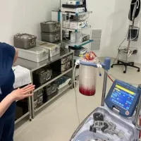 Operaţie cu autotransfuzie, cu cell-saver - Foto: Spitalul Judeţean "Sf. Ioan cel Nou" din Suceava"