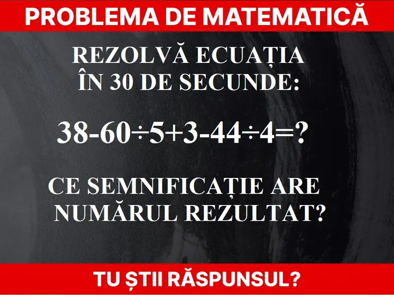 Problemă de matematică Foto: Newsweek