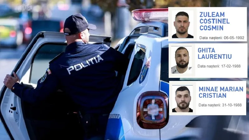 Suspecții crimei de la Sibiu, dați în urmărire de Poliție Foto: Facebook/ Poliția Capitalei/ IGPR - rol ilustrativ