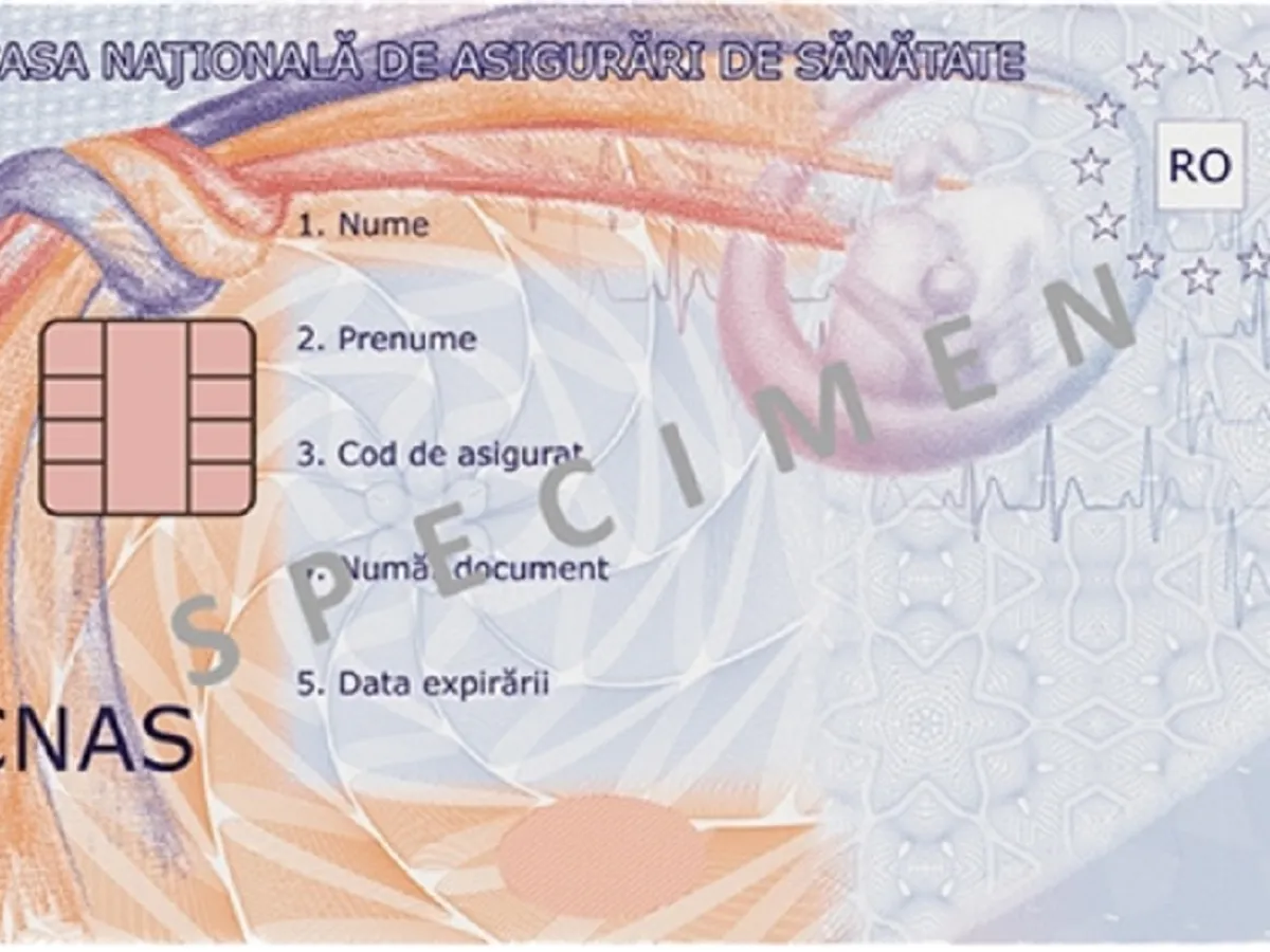 Card de sănătate Foto: CNAS