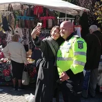 Videochat-ista și polițistul/FOTO: facebook.com