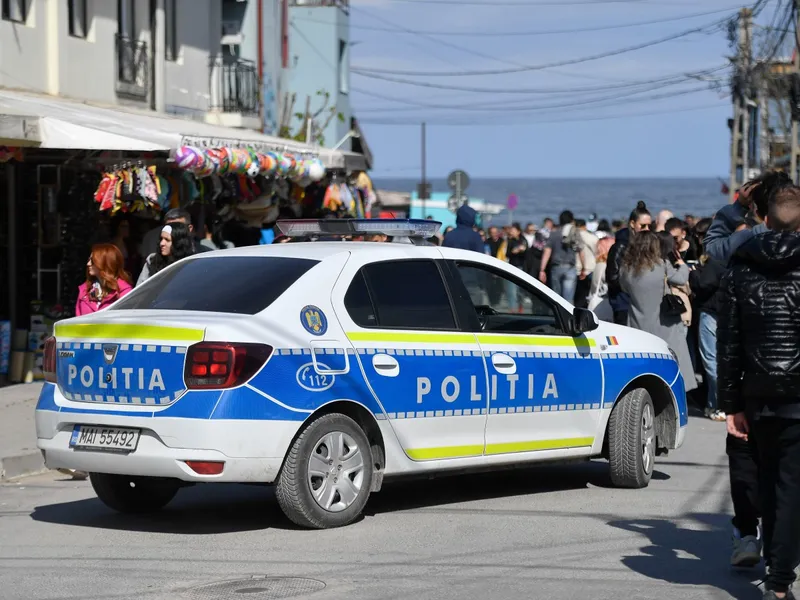 Mașină de poliție, imagine cu caracter ilustrativ - Foto: INQUAM Photos/ Alex Nicodim