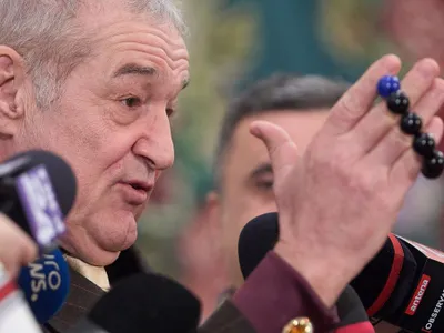 Gigi Becali, finanţator FCSB şi deputat, răspunde întrebărilor jurnaliştilor - Foto: Profimedia Images