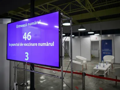 Primul centru de vaccinare anti-COVID din România/FOTO: Inquam Photos/Octav Ganea