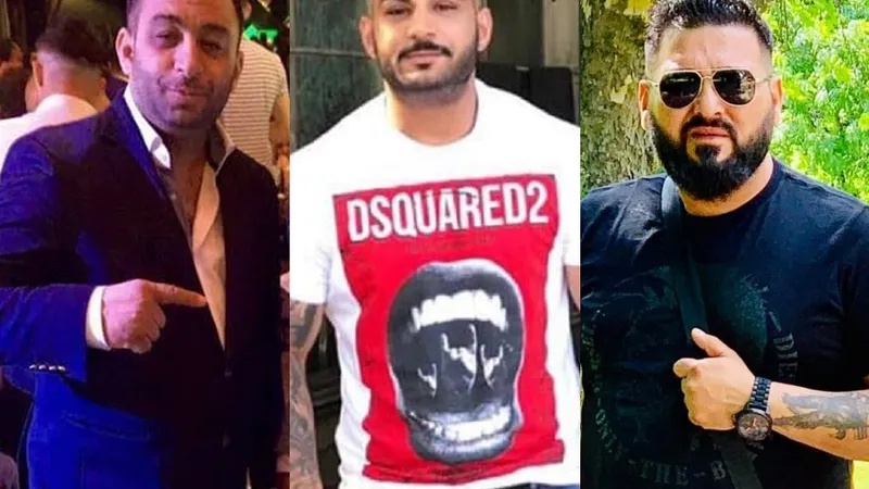 Emi și Ciprian Pian au murit, iar Anaser Duduianu (dreapta) se află în închisoare alături de mulți alți membri ai clanului Foto: Facebook