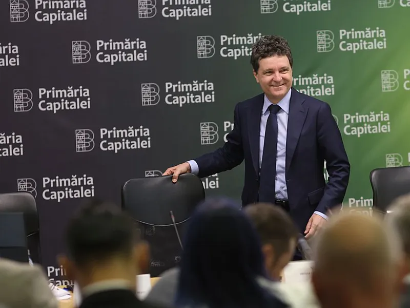 Nicuşor Dan, la predarea ştafetei la Primăria Capitalei - Foto: INQUAM PHOTOS/George Călin