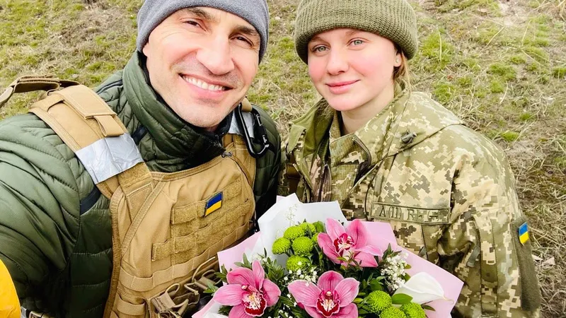 Vitali Klitschko este primarul Kievului și luptă cu arma în mână pentru apărarea orașului Foto: Facebook