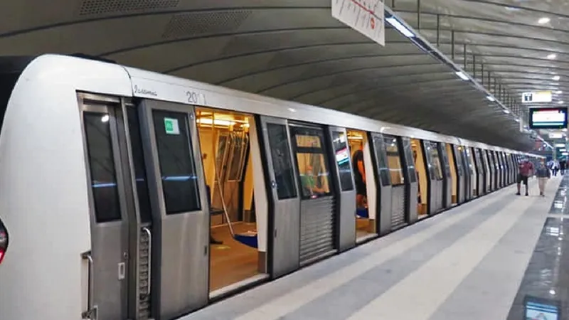 Metrou în stație - Foto: Facebook/ Metrorex