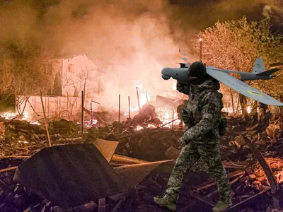 Teroare la Moscova. Ucraina atacă masiv cu drone. 7 aeroporturi au fost închise temporar - Foto: Facebook/Volodimir Zelenski - Imagine cu rol ilustrativ