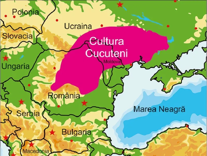 areal cultura cucuteni