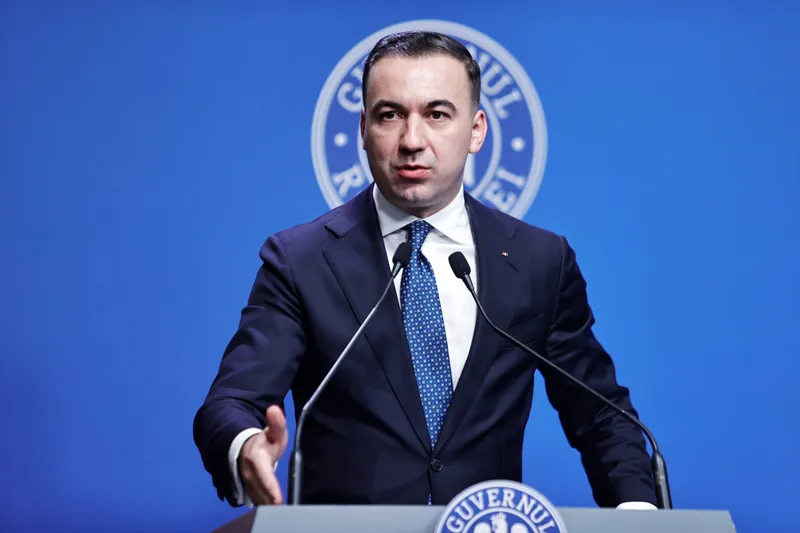 Bogdan Ivan într-un discurs la Guvernul României -Foto: Facebook/Bogdan Ivan