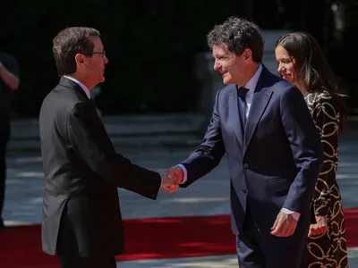 Isaac Herzog și Nicușor Dan - FOTO  Inquam Photos / Octav Ganea