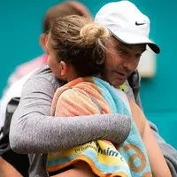 Daniel Dobre alături de Simona Halep