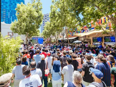 Fan Zone în San Jose - Foto: Profimedia Images (Imagine cu rol ilustrativ)