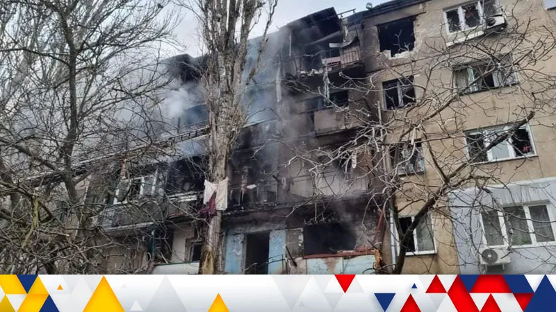Rușii au bimbardat un spital de oncologie/ FOTO: news.sky.com