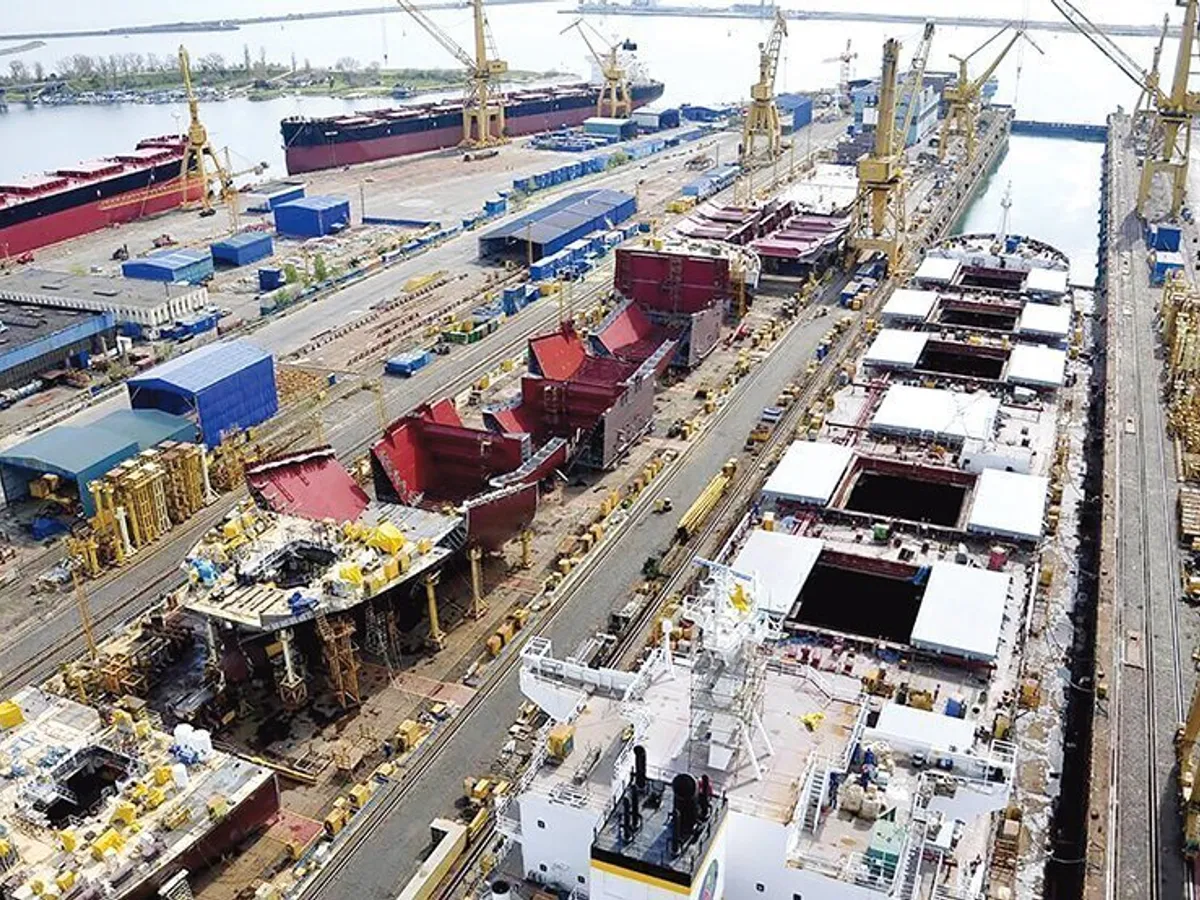 Damen are doar 49% din șantierul naval de la Mangalia, dar deține controlul prin administrarea acestuia