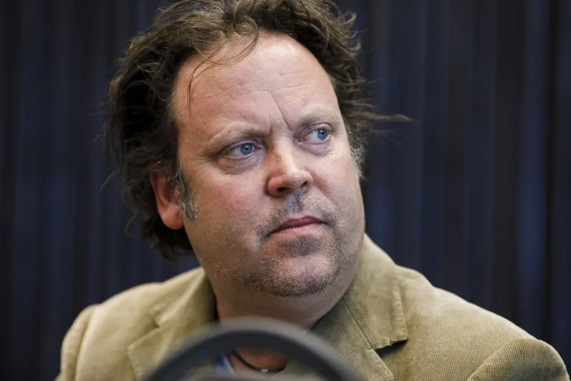 Charlie Ottley, la o conferinţă de presă, la CJ Timiş - Foto: Profimedia Images