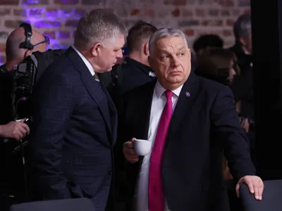 Robert Fico și Viktor Orban - Foto: Profimedia images