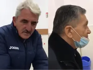 Doi consilieri locali din Mogoșoaia- Valentin Ene (PNL) şi Dinu Gheorghe (PMP), au fost filmați când amenințau în stil mafiot o consilieră de la USR Foto: captură Facebook