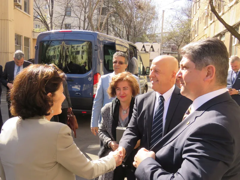 Delegaţie a Senatului francez, la Isaccea/foto: tulceanoastra